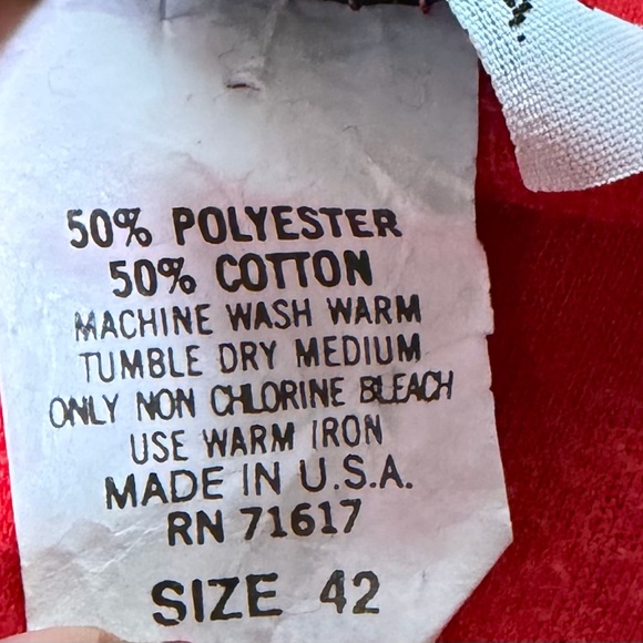 Red Ribbed Open Cardigan - Picture 8 of 10